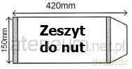 Okładka na zeszyt do nut A5 (25 szt) NARNIA [SZKOŁA]