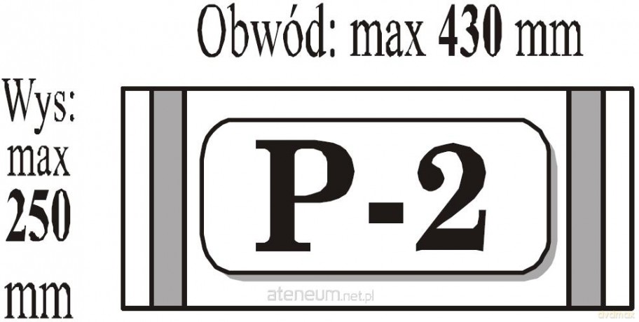 Okładka przylepiana P2 - Format B5 (50 szt) IKS [SZKOŁA]