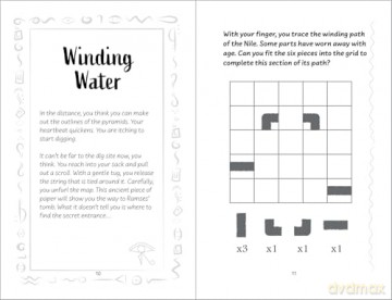 Enigma Quest - The Pharaoh's Curse: An Ancient Egypt Mystery Puzzle Book for Kids - Richardson Puzzles and Games [KSIĄŻKA]