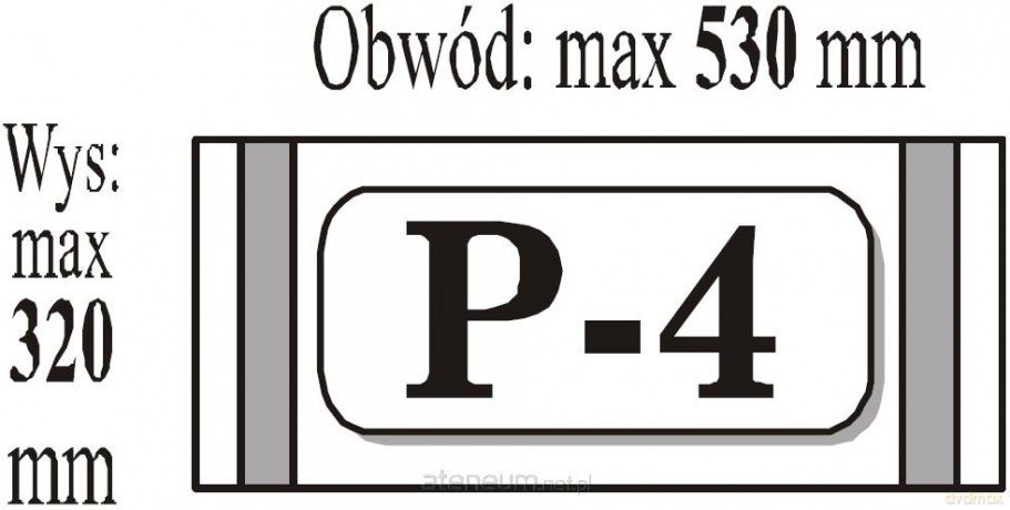 Okładka przylepiana P4 - Format A4 (50 szt) IKS [SZKOŁA]