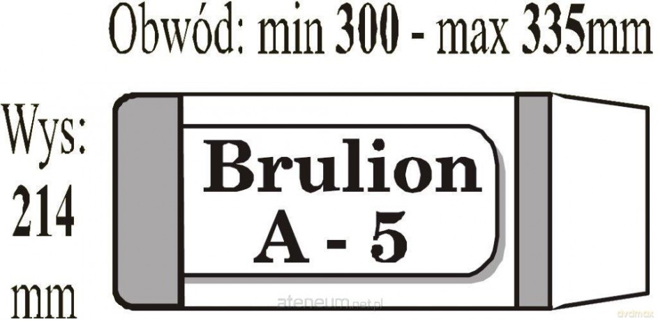 Okładka zeszytowa brulion A5 (50 szt) IKS [SZKOŁA]