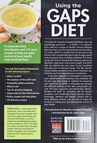 Using the Gaps Diet: 175 Recipes for Gaining Control of Your Gut Flora - Signe Gad [KSIĄŻKA]