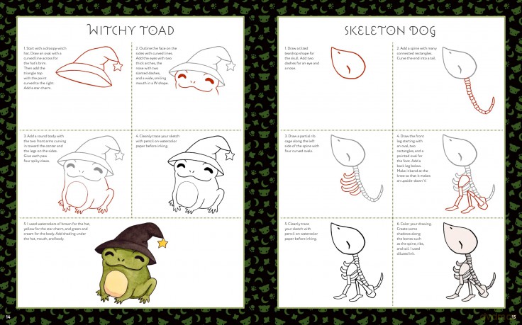 Creepy Cute Drawing Class: Learn to Draw 70 Sweetly Spooky Characters and Cozy Creatures - Marcie Driessen [KSIĄŻKA]