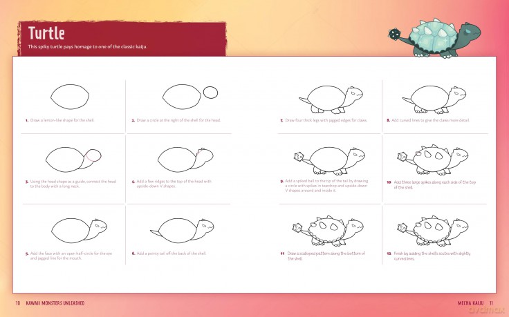 Kawaii Monsters Unleashed: Learn to Draw 75 Adorable Kaiju - Masako Moyer [KSIĄŻKA]