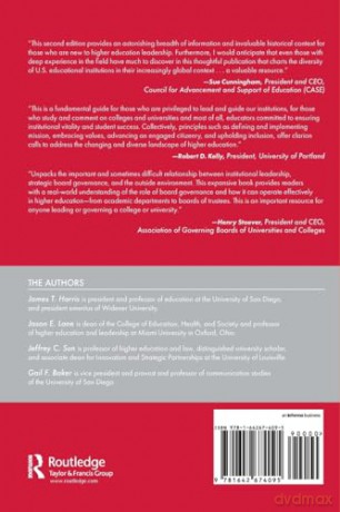 Academic Leadership and Governance of Higher Education: A Guide for Trustees, Leaders, and Aspiring Leaders of Two- and Four-Year Institutions - James T. Harris [KSIĄŻKA]
