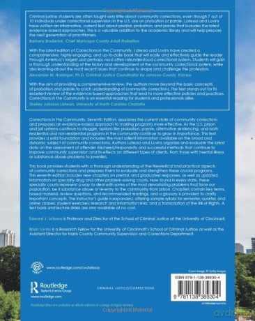 Corrections in the Community - Edward J. Latessa [KSIĄŻKA]