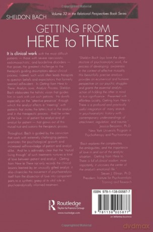 Getting From Here to There: Analytic Love, Analytic Process (Relational Perspectives Book Series) - Sheldon Bach [KSIĄŻKA]