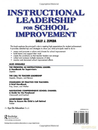Instructional Leadership for School Improvement - Sally J. Zepeda [KSIĄŻKA]