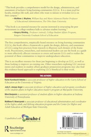 Living-Learning Communities That Work: A Research-Based Model for Design, Delivery, and Assessment - Matthew R. Wawrzynski [KSIĄŻKA]