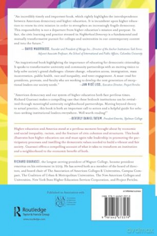 Neighborhood Democracy: Building Anchor Partnerships Between Colleges and Their Communities - Richard Guarasci [KSIĄŻKA]