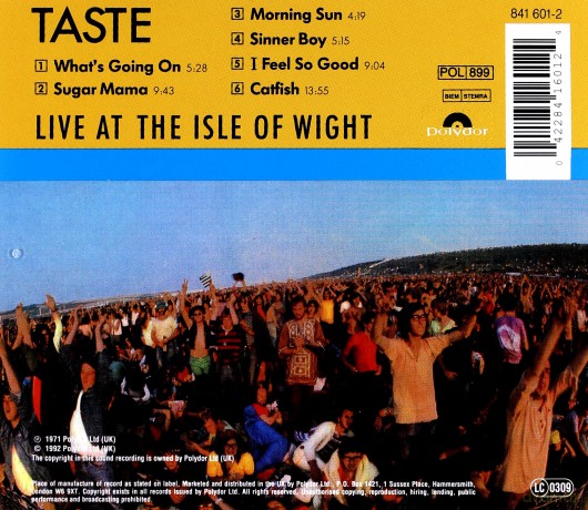 The Taste: Taste At The Isle Of Wight [CD]