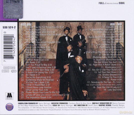 The Temptations: Anthology The Best Of [2CD]