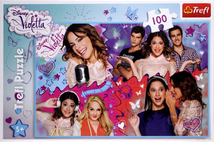TREFL Puzzle 100 el. Zakręcony świat Violetty [PUZZLE]