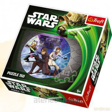 Trefl 150 Okragłe Clone Wars [PUZZLE]