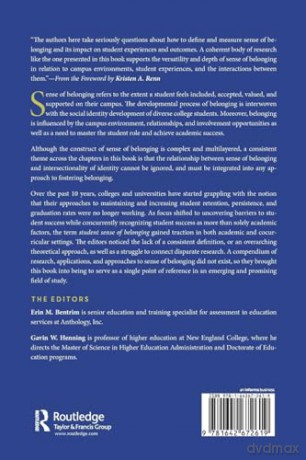 The Impact of a Sense of Belonging in College: Implications for Student Persistence, Retention, and Success - Erin Bentrim [KSIĄŻKA]