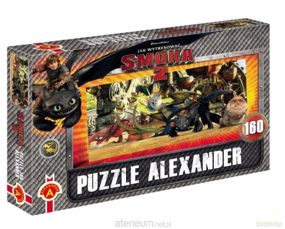Puzzle 160 Jak wytresować smoka 2 Smoki [PUZZLE]