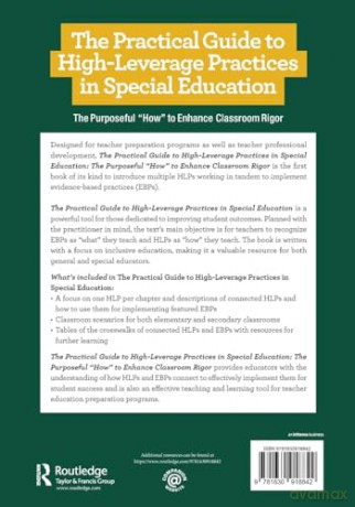 The Practical Guide to High-Leverage Practices in Special Education: The Purposeful "How" to Enhance Classroom Rigor (Evidence-Based Instruction in Special Education) - Kyena Cornelius [KSIĄŻKA]