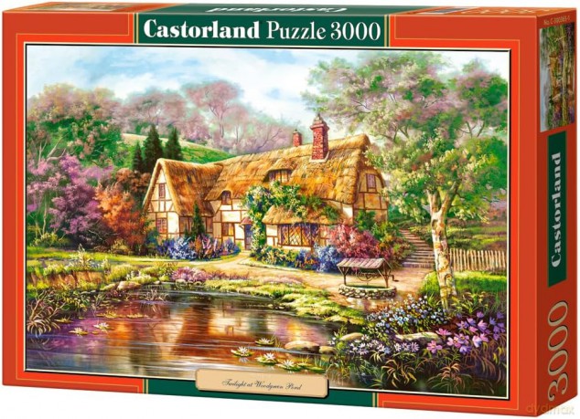CASTOR Puzzle 3000 Twilight at Woodgreen Pond 131851 [PUZZLE]