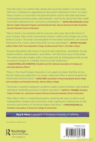 The Small College Imperative: Models for Sustainable Futures - Mary B. Marcy [KSIĄŻKA]