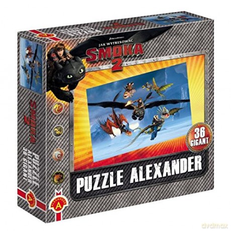 Puzzle 36 Gigant Jak wytresować smoka 2 [PUZZLE]