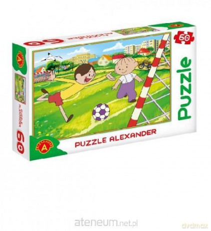 Puzzle 60 - Bolek i Lolek. Piłka nożna [PUZZLE]