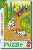 Puzzle 60 Reksio spacer [PUZZLE]