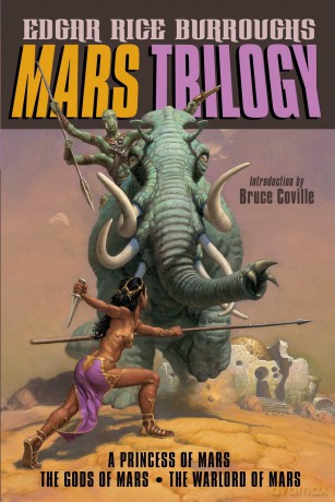 Mars Trilogy: A Princess of Mars/The Gods of Mars/The Warlord of Mars - Edgar Rice Burroughs [KSIĄŻKA]