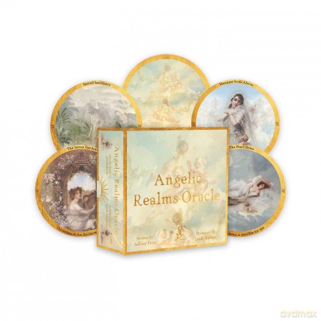 Angelic Realms Oracle: Tap into Your Angelic Energy and the Divine Realms (40 Full-Color Round Cards and 94-Page Full-Color Guidebook) - Ashley Frost [KSIĄŻKA]