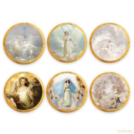Angelic Realms Oracle: Tap into Your Angelic Energy and the Divine Realms (40 Full-Color Round Cards and 94-Page Full-Color Guidebook) - Ashley Frost [KSIĄŻKA]