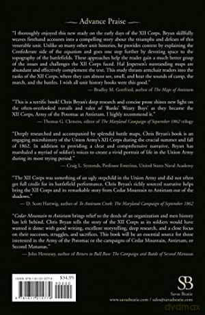 Cedar Mountain to Antietam: A Civil War Campaign History of the Union XII Corps, July - September 1862 - M. Chris Bryan [KSIĄŻKA]