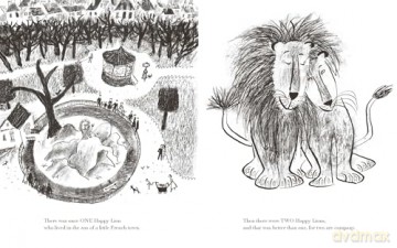 Three Happy Lions (The Happy Lion) - Roger Duvoisin [KSIĄŻKA]