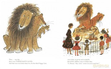 Three Happy Lions (The Happy Lion) - Roger Duvoisin [KSIĄŻKA]