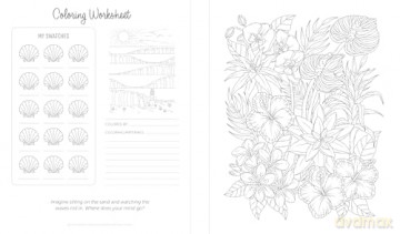 By the Seaside Coastal Coloring Book: 60 Patterns to Transport You to Your Happy Place - Molly Carson [KSIĄŻKA]