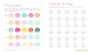 By the Seaside Coastal Coloring Book: 60 Patterns to Transport You to Your Happy Place - Molly Carson [KSIĄŻKA]