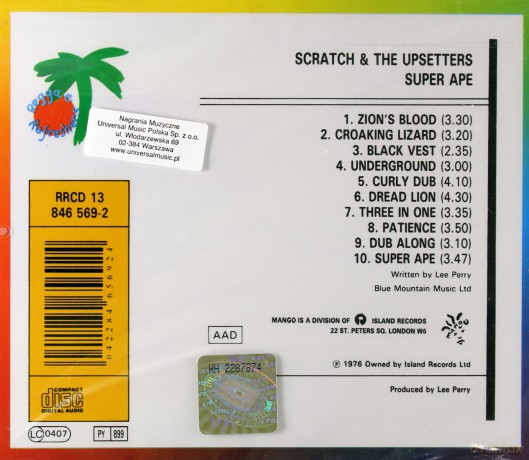 The Upsetters: Super Ape [CD]