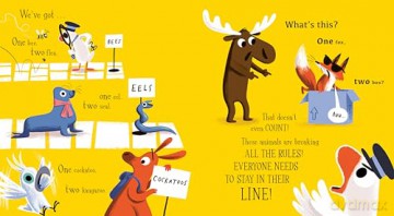 One Goose, Two Moose, Three Raccoon, Four Baboon: The second hilarious counting book by author Kael Tudor and bestselling illustrator Nicola Slater - Kael Tudor [KSIĄŻKA]