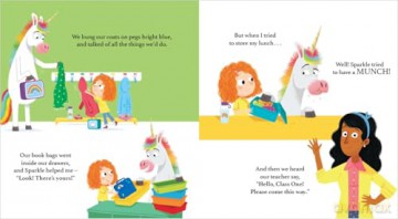 The Unicorn Who Came to School: A fabulously chaotic back-to-school picture book by award-winning creators Lucy Rowland and Mike Byrne - Lucy Rowland [KSIĄŻKA]