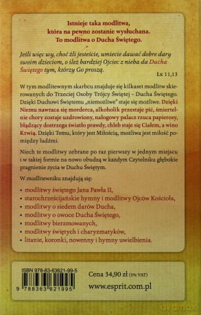 Skarbiec modlitw do Ducha Świętego [KSIĄŻKA]