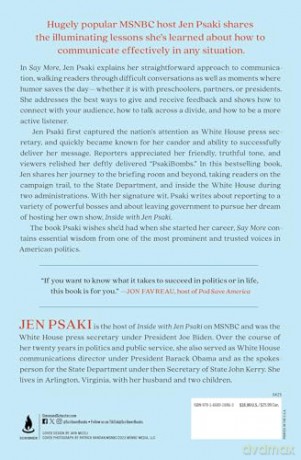 Say More: Communicating at Work, at Home, and in the World - Jen Psaki [KSIĄŻKA]