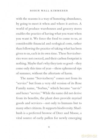 The Serviceberry: Abundance and Reciprocity in the Natural World - Robin Wall Kimmerer [KSIĄŻKA]