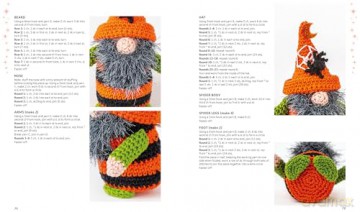 Gnomes to Crochet: 20 fun amigurumi friends for every occasion (All-New Twenty to Make) - Val Pierce [KSIĄŻKA]