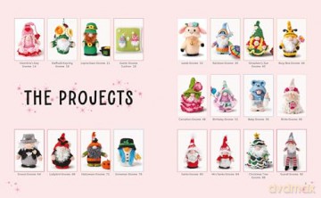 Gnomes to Crochet: 20 fun amigurumi friends for every occasion (All-New Twenty to Make) - Val Pierce [KSIĄŻKA]