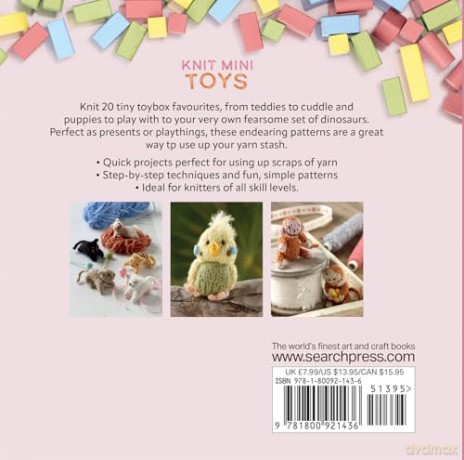 Knit Mini Toys: 20 tiny playtime projects (Knit a Mini) - Sachiyo Ishii [KSIĄŻKA]