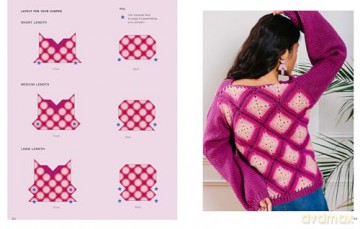 My Granny Square Wardrobe: Stunning Designs to Crochet and Wear - Sam Sabido [KSIĄŻKA]