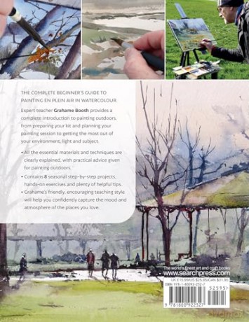 Plein Air Painting with Watercolours: A practical and inspirational guide to painting outdoors - Grahame Booth [KSIĄŻKA]