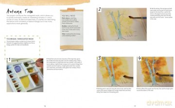 Ready to Paint Postcards: Woodlands: 15 stunning watercolour paintings to create in just 30 minutes - Geoff Kersey [KSIĄŻKA]
