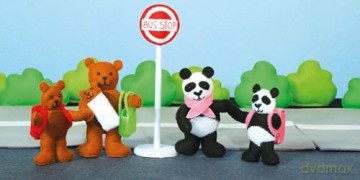 Sew Your Own Nursery Rhyme: Wheels on the Bus - Sarah Simi [KSIĄŻKA]