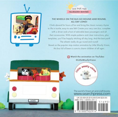 Sew Your Own Nursery Rhyme: Wheels on the Bus - Sarah Simi [KSIĄŻKA]