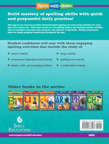 180 Days of Spelling and Word Study for Second Grade: Practice, Assess, Diagnose (180 Days of Practice) - Shireen Pesez Rhoades [KSIĄŻKA]