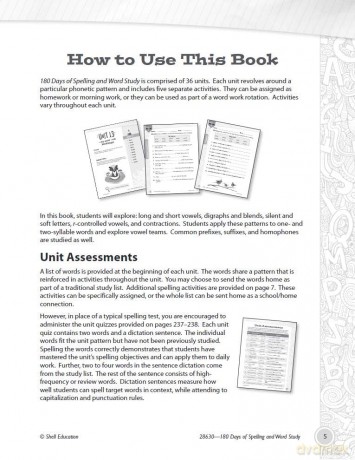 180 Days of Spelling and Word Study for Second Grade: Practice, Assess, Diagnose (180 Days of Practice) - Shireen Pesez Rhoades [KSIĄŻKA]